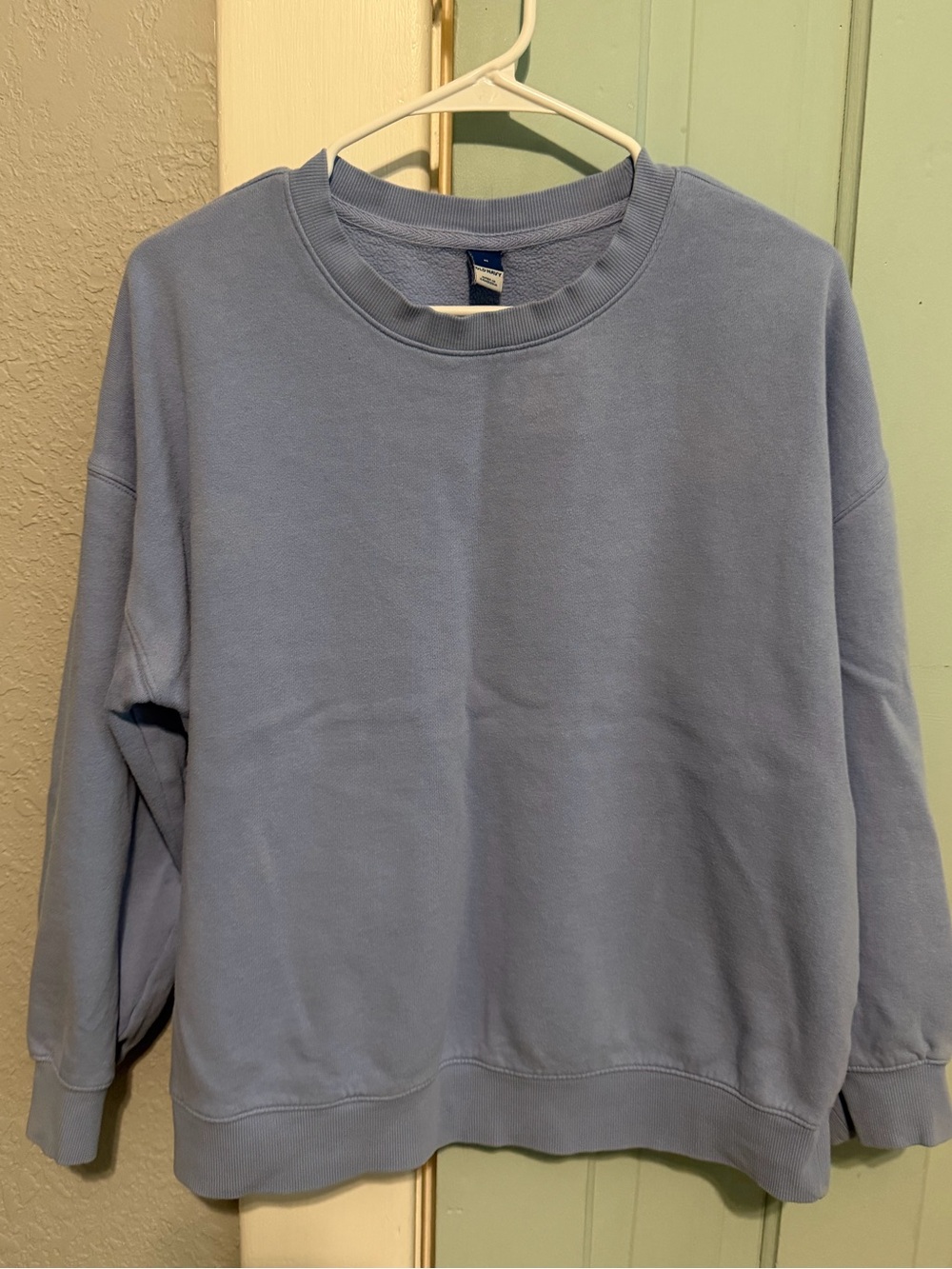 Old Navy light Blue Women's Crewneck Sweatshirt